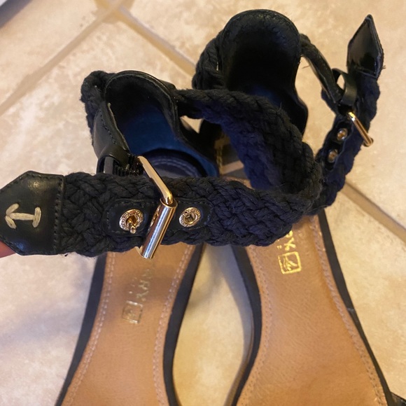 SPERRY TOP SIDER ISHA BLACK WOVEN SANDALS SZ 8 - Picture 5 of 9